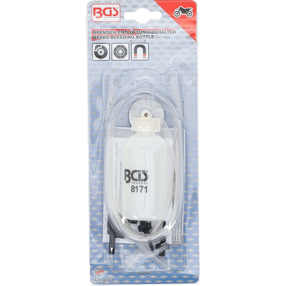 Brake bleeding bottle for motorcycles Brake bleeding bottle for motorcycles