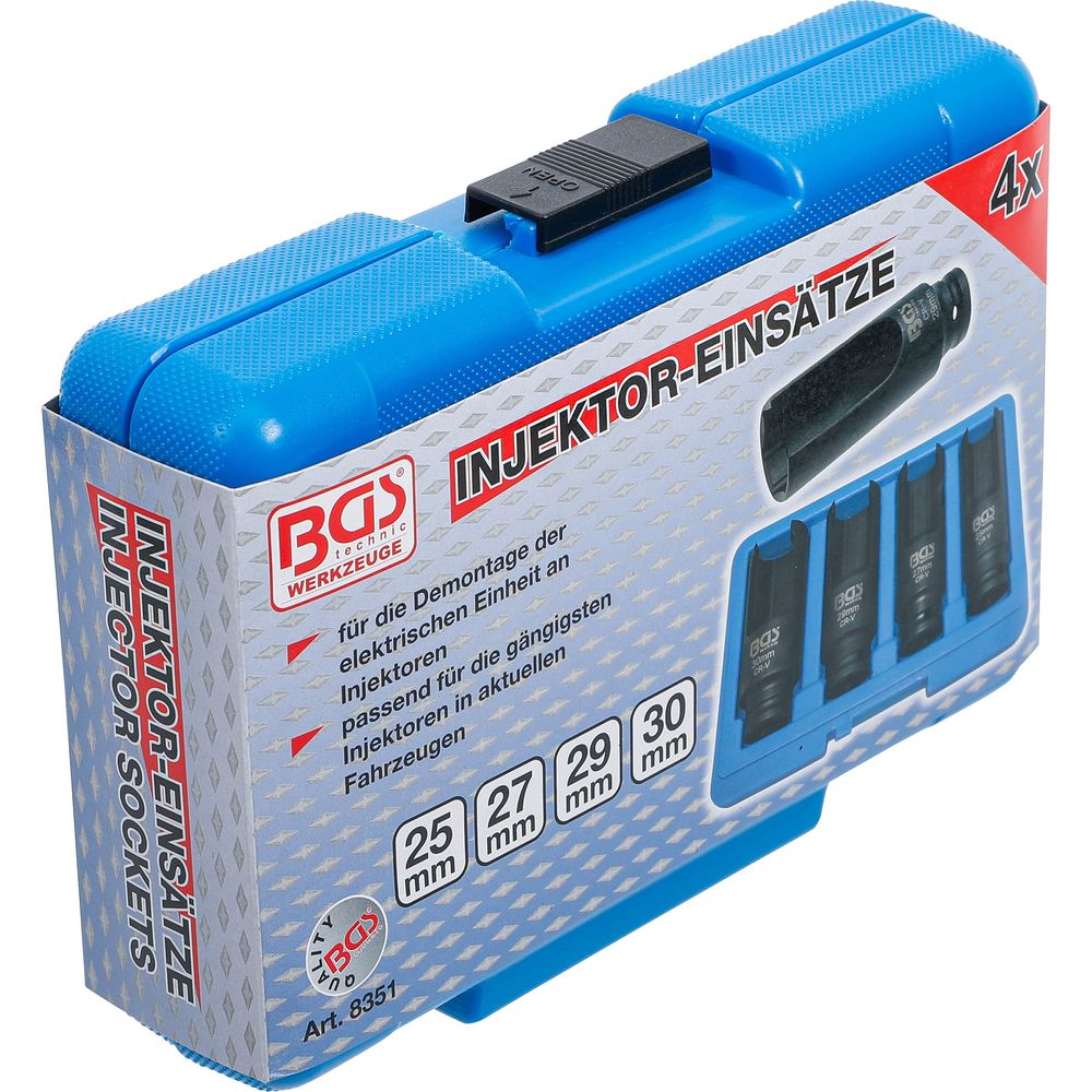 Injector socket set, 4pcs Injector socket set, 4pcs
