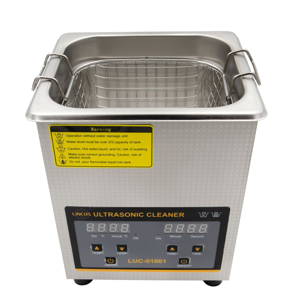 Ultrahangos tisztító 2l, 60W, 40KHz, 80°C Ultrahangos tisztító 2l, 60W, 40KHz, 80°C