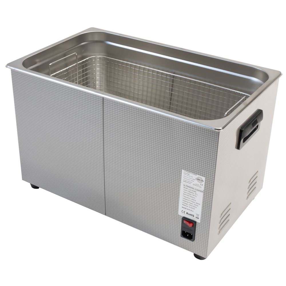 Ultrazvuková čistička 30L, 600W, 40kHz, 80°C Ultrazvuková čistička 30L, 600W, 40kHz, 80°C