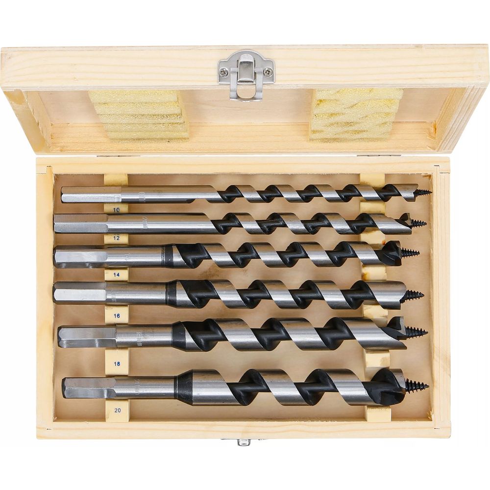 Schlangenbohrer-Satz, 200mm, 6-tlg. Schlangenbohrer-Satz, 200mm, 6-tlg.