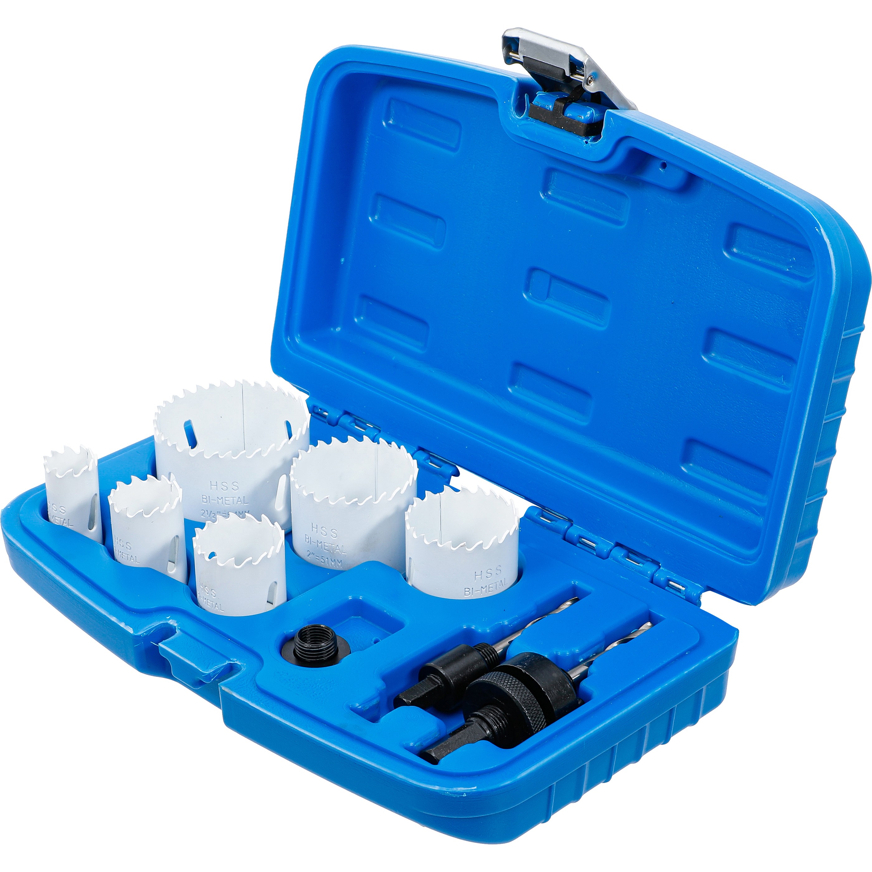 Hole saw set Ø22-65mm 40mm depth, 8pcs Hole saw set Ø22-65mm 40mm depth, 8pcs
