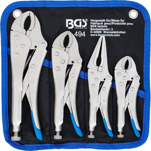 Locking grip pliers set, 4pcs Locking grip pliers set, 4pcs