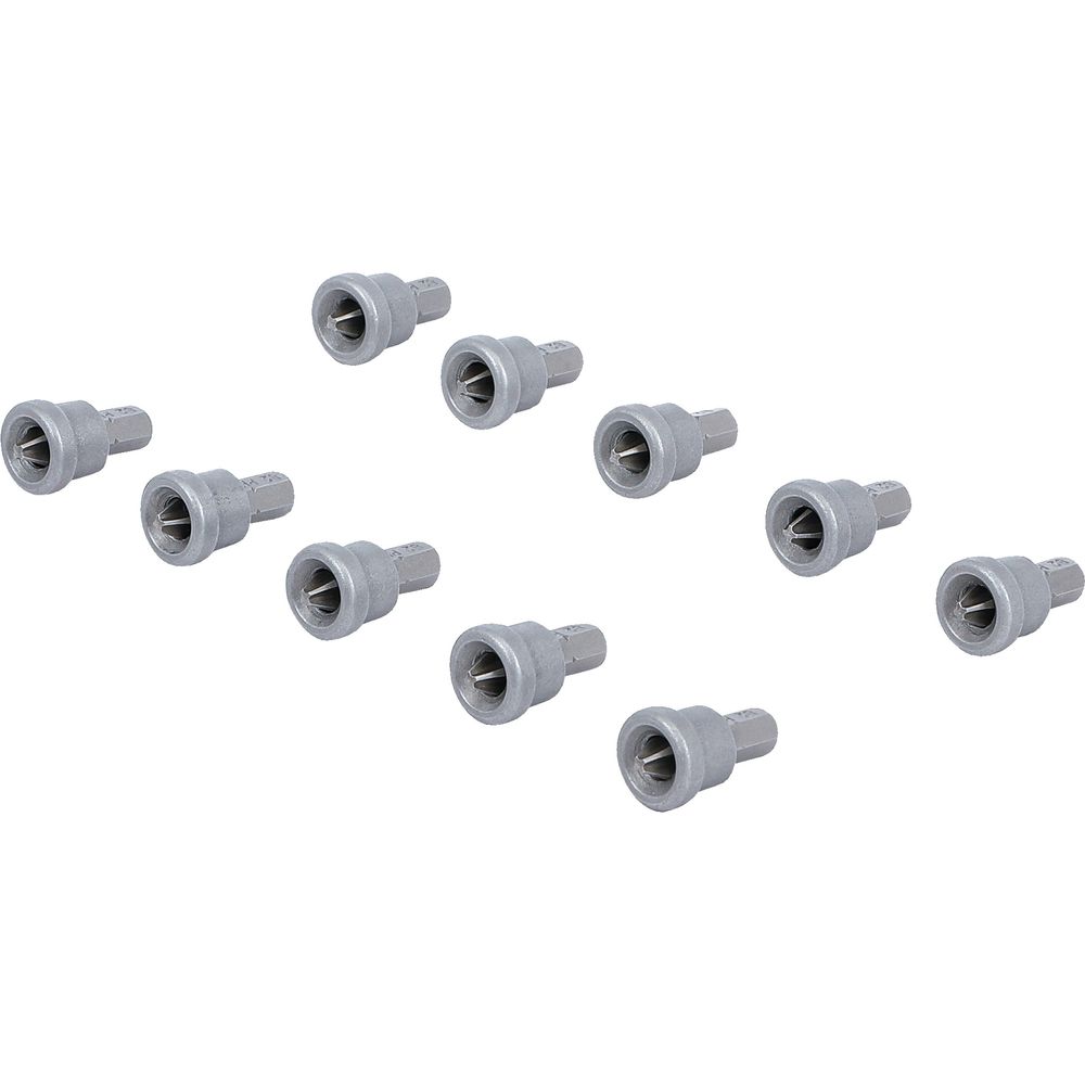 Bit-Set mit Tiefenanschlag für Gipskarton, 6.3mm (1/4") Antrieb, Kreuzschlitz PH2, 10-tlg. Bit-Set mit Tiefenanschlag für Gipskarton, 6.3mm (1/4") Antrieb, Kreuzschlitz PH2, 10-tlg.