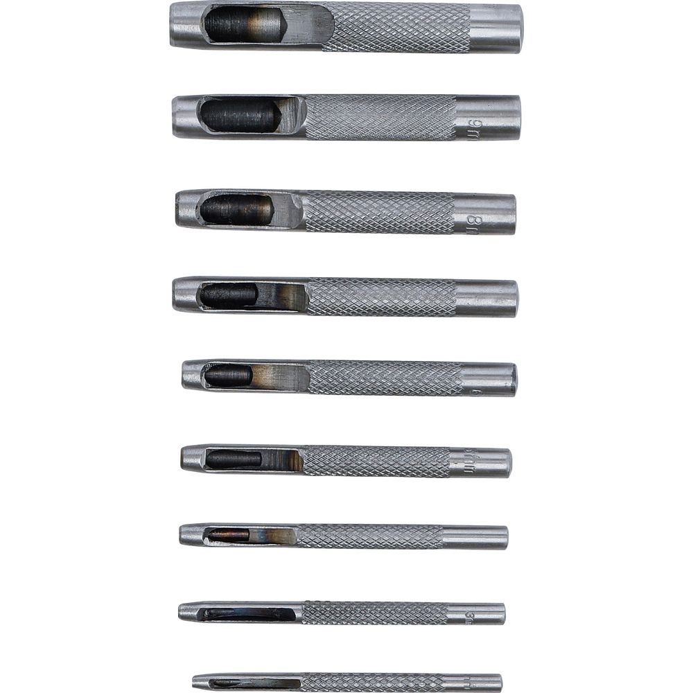 Locheisensatz 2.5-10mm, 9-tlg. Locheisensatz 2.5-10mm, 9-tlg.