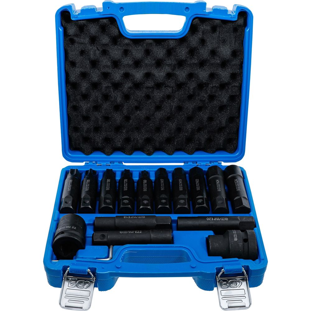 Bit set for trucks 20mm (3/4") + 25mm (1"), 16pcs Bit set for trucks 20mm (3/4") + 25mm (1"), 16pcs