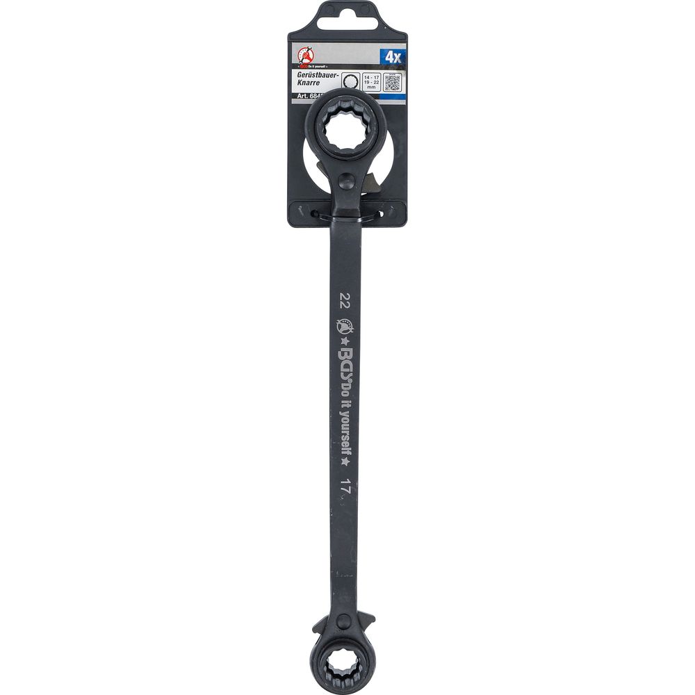 Gerüstbauratsche 4-in-1 14-17-19-22mm Gerüstbauratsche 4-in-1 14-17-19-22mm