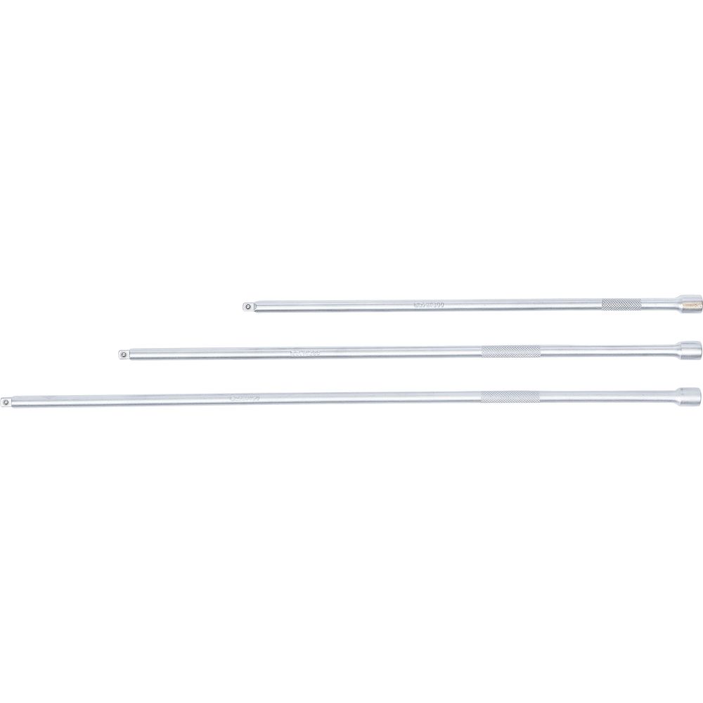 Extension bar set 6.3mm (1/4") 300/380/450mm, 3pcs Extension bar set 6.3mm (1/4") 300/380/450mm, 3pcs