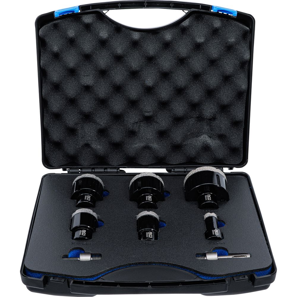 Diamond core drill bit set 20–68mm, 8pcs Diamond core drill bit set 20–68mm, 8pcs