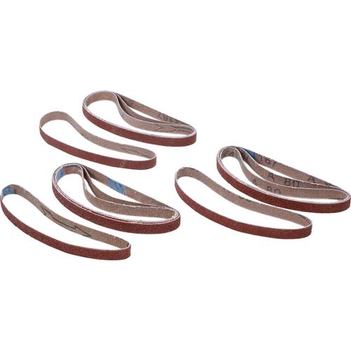 Schleifband-Set für BGS 8853, 10mm x 330mm, K60-K120, 12-tlg. Schleifband-Set für BGS 8853, 10mm x 330mm, K60-K120, 12-tlg.