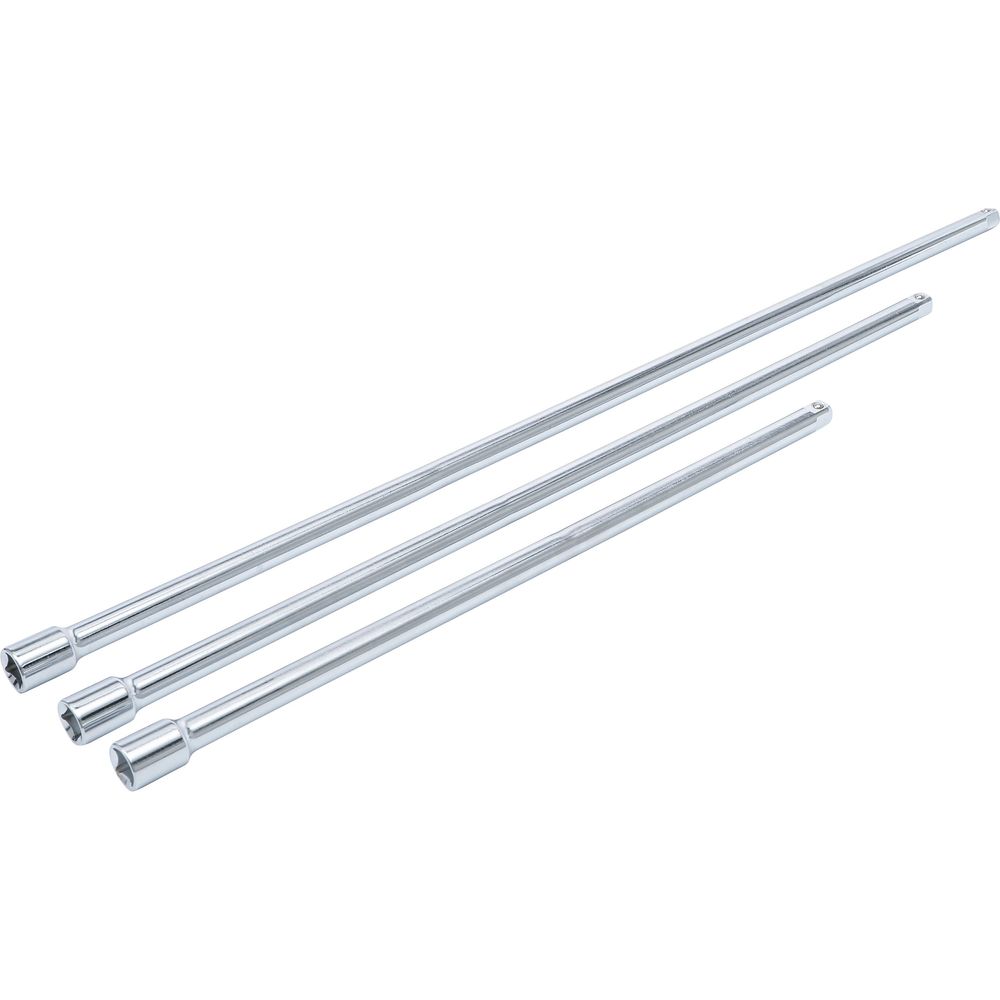 Extension bar set 12.5mm (1/2"), 450/600/750mm, 3 pcs Extension bar set 12.5mm (1/2"), 450/600/750mm, 3 pcs