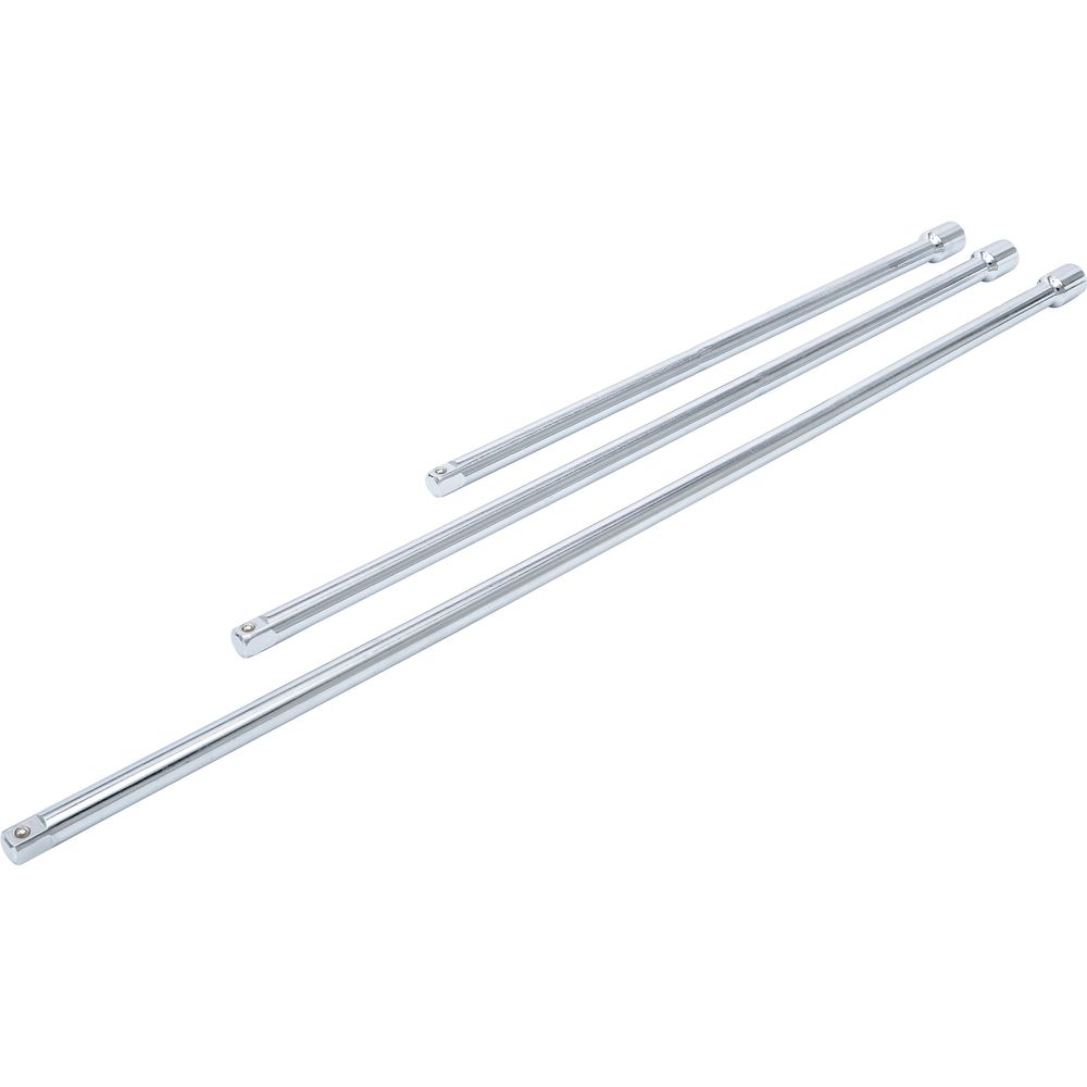 Extension bar set 12.5mm (1/2"), 450/600/750mm, 3 pcs Extension bar set 12.5mm (1/2"), 450/600/750mm, 3 pcs
