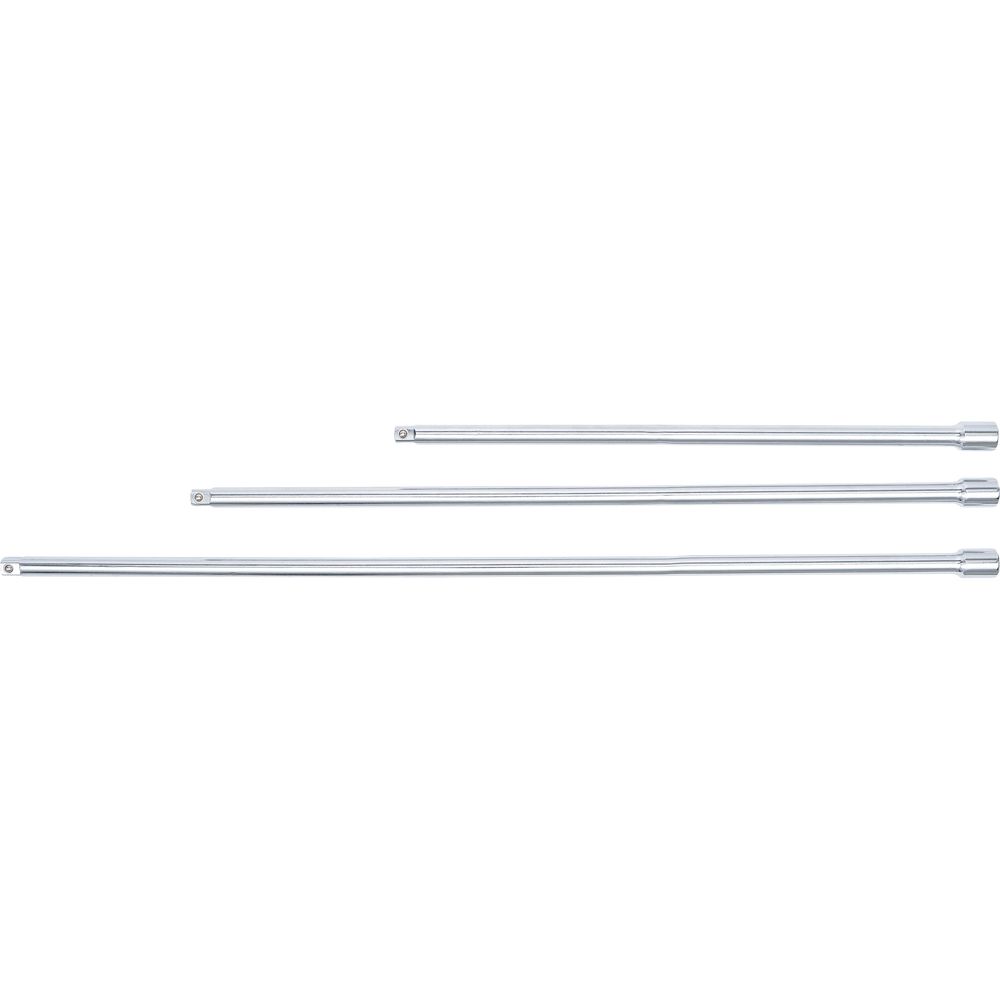 Extension bar set 12.5mm (1/2"), 450/600/750mm, 3 pcs Extension bar set 12.5mm (1/2"), 450/600/750mm, 3 pcs
