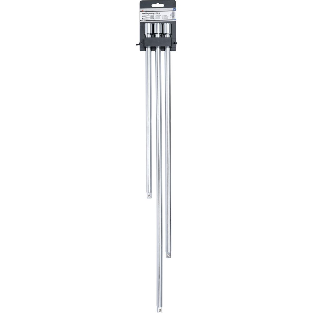 Extension bar set 12.5mm (1/2"), 450/600/750mm, 3 pcs Extension bar set 12.5mm (1/2"), 450/600/750mm, 3 pcs
