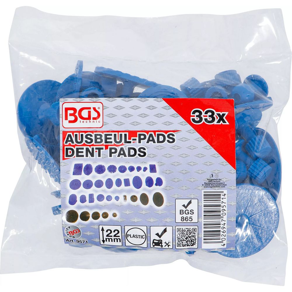 Dellen-Reparaturpads für BGS 865, 33-tlg. Dellen-Reparaturpads für BGS 865, 33-tlg.