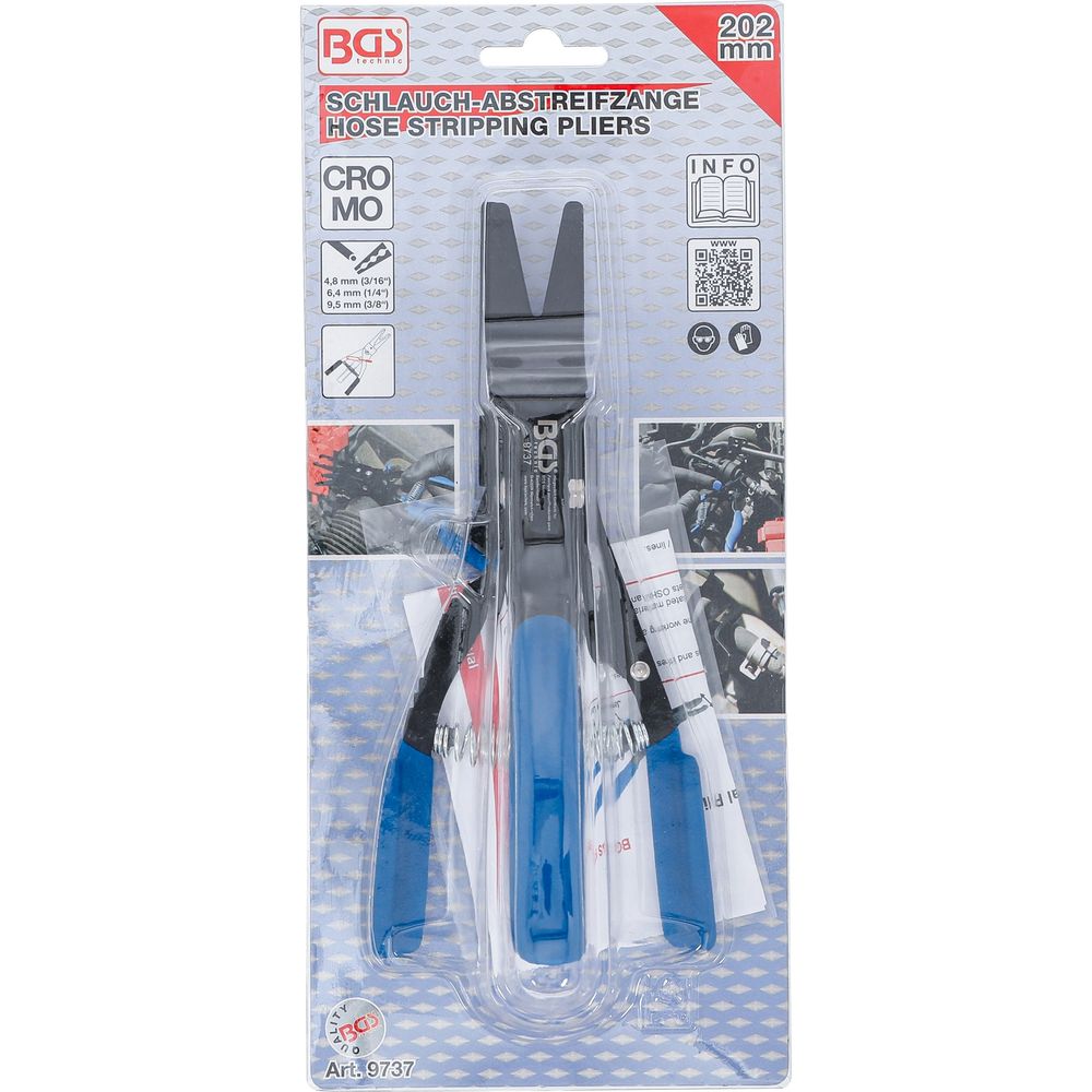 Schlauchlöser-Zange mit Arretierung 202mm Schlauchlöser-Zange mit Arretierung 202mm