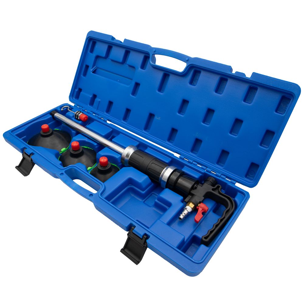 Pneumatic dent puller set, 75–125mm Pneumatic dent puller set, 75–125mm