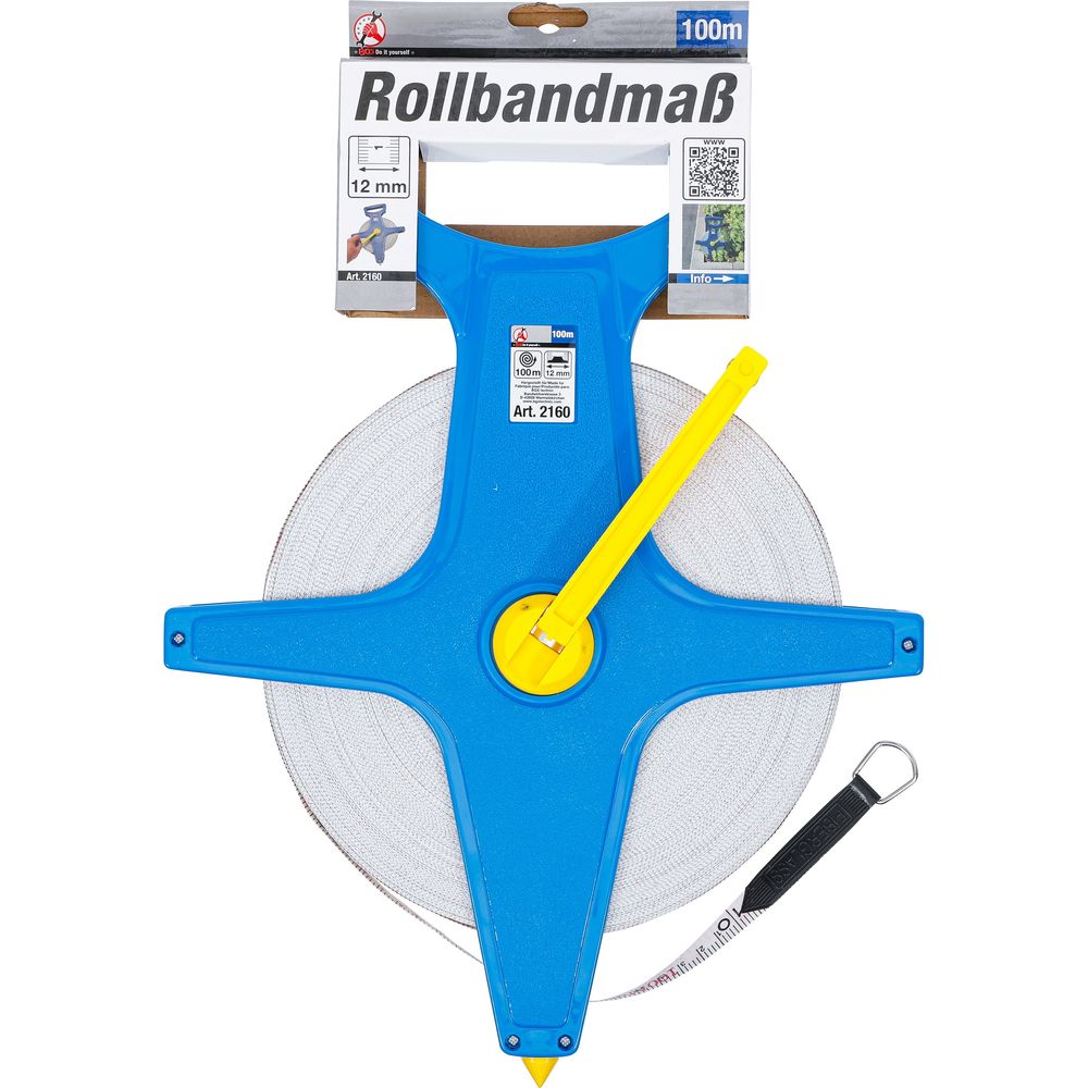 Measuring Tape, 12 mm x 100 m Measuring Tape, 12 mm x 100 m