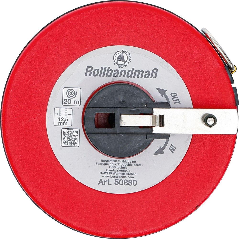 Measuring Tape, 12,5 mm x 20 m Measuring Tape, 12,5 mm x 20 m