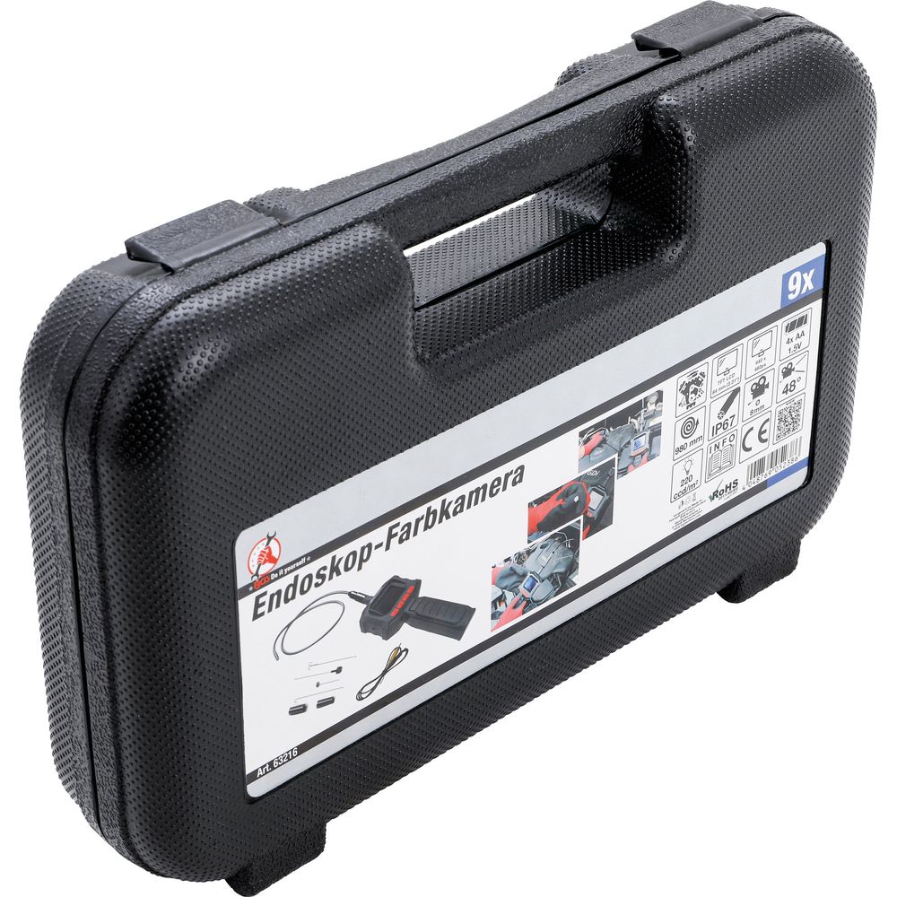 Video Borescope with TFT-Display, Camera Head Ø 8 mm Video Borescope with TFT-Display, Camera Head Ø 8 mm