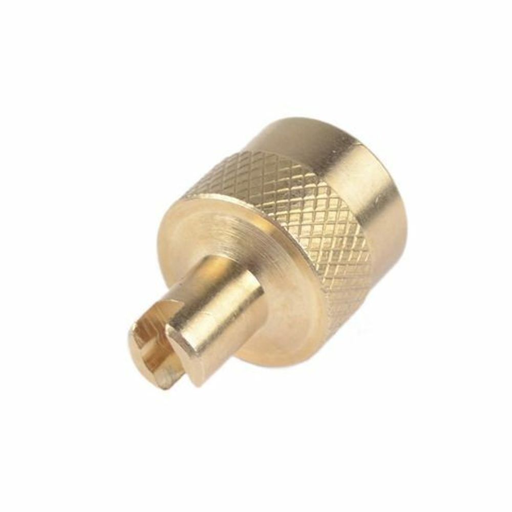Brass valve cap with VG12 thread Brass valve cap with VG12 thread