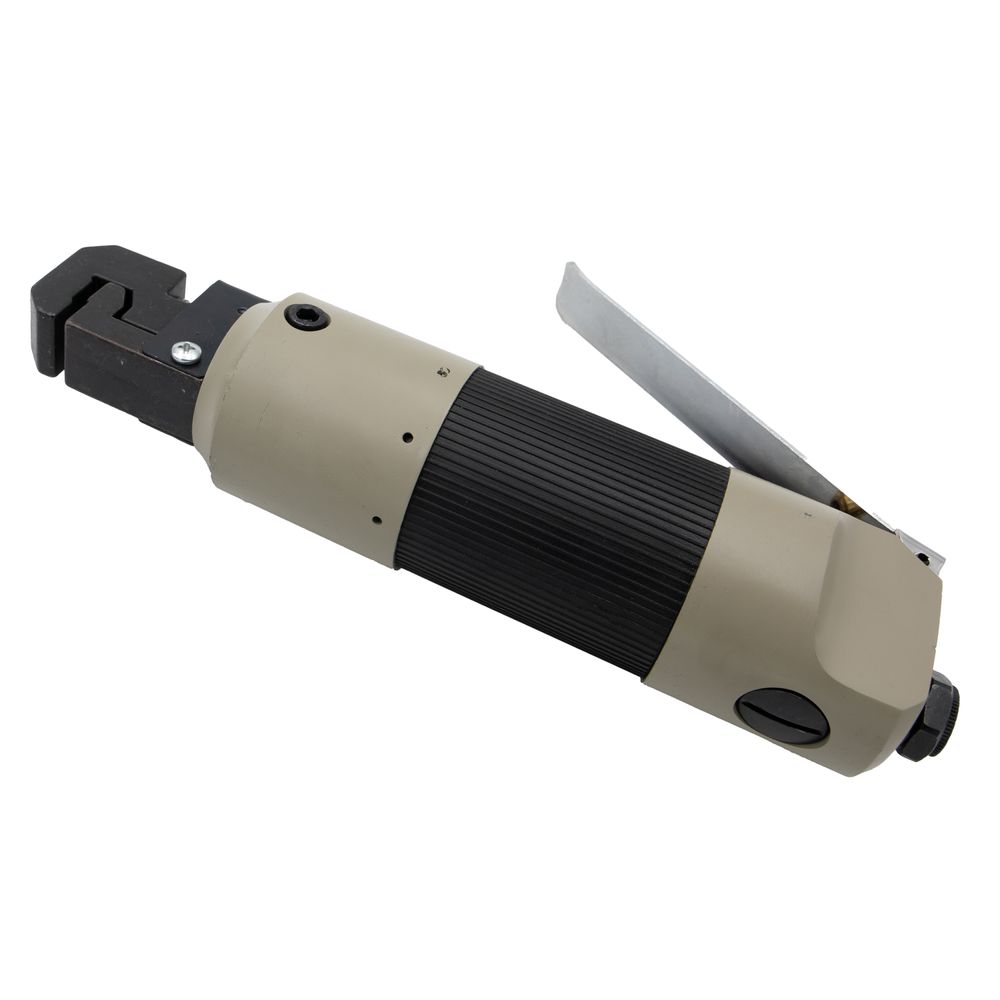 Pneumatic edge flanging and punching tool Pneumatic edge flanging and punching tool