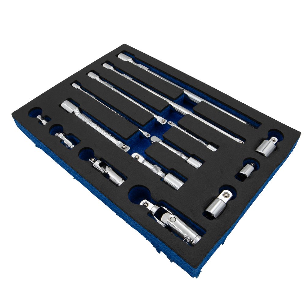 Extension bar and adapter set for bolt sockets Extension bar and adapter set for bolt sockets