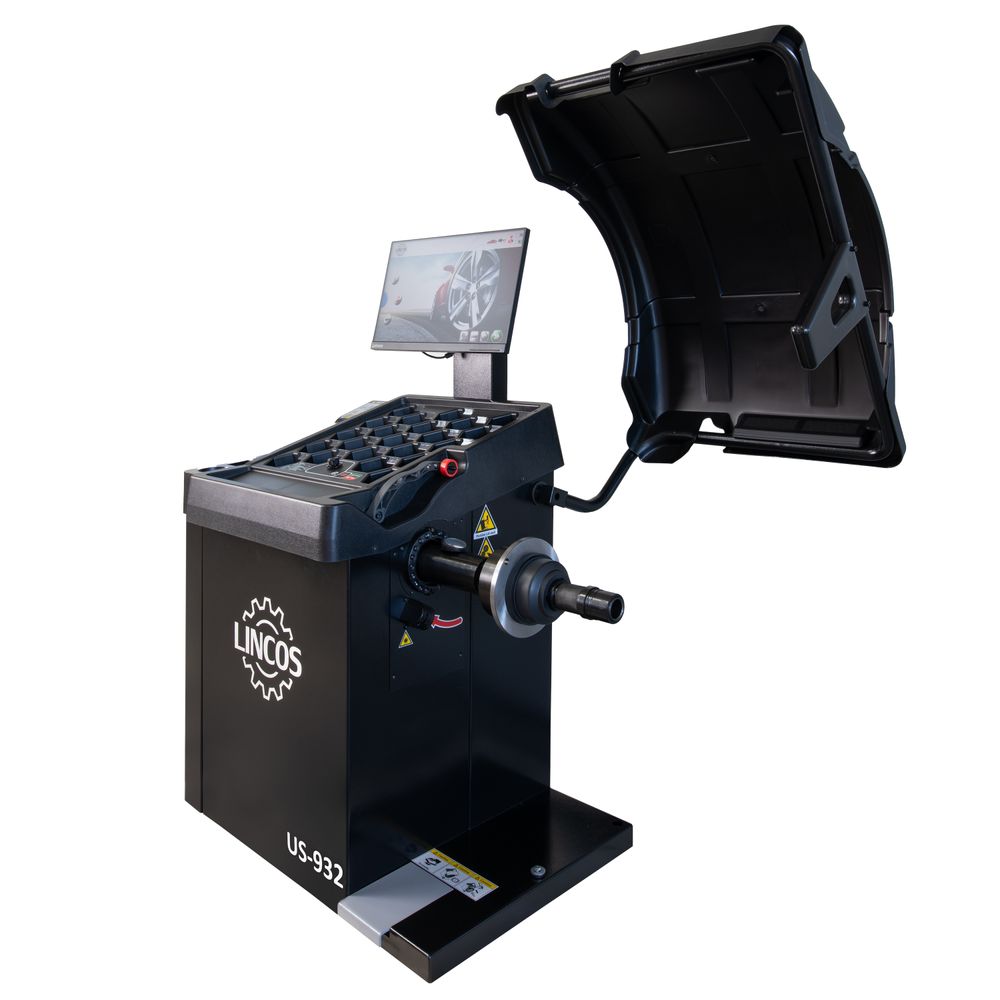 Automatische Wuchtmaschine, IPS-Display, Ultraschallmessung, mehrsprachig, pneumatische Radspannung Automatische Wuchtmaschine, IPS-Display, Ultraschallmessung, mehrsprachig, pneumatische Radspannung