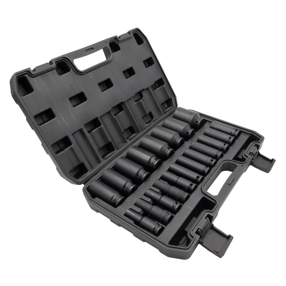 Impact socket set, 1/2" drive, 20pcs Impact socket set, 1/2" drive, 20pcs