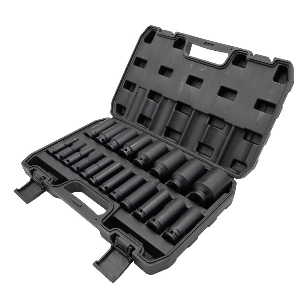 Impact socket set, 1/2" drive, 20pcs Impact socket set, 1/2" drive, 20pcs
