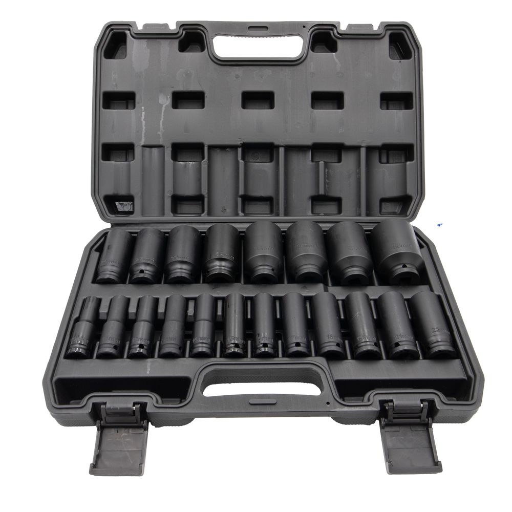 Impact socket set, 1/2" drive, 20pcs Impact socket set, 1/2" drive, 20pcs