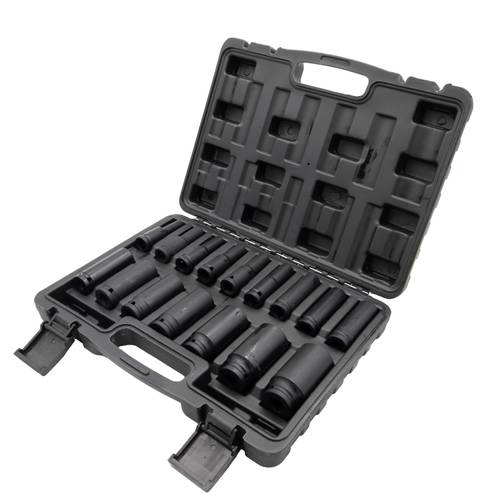 1/2" Schlag-Steckschlüsselsatz, 16-tlg. 1/2" Schlag-Steckschlüsselsatz, 16-tlg.