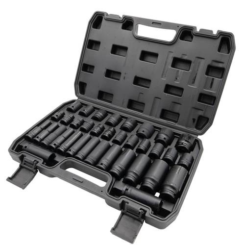 1/2" socket set black finish, 35pcs 1/2" socket set black finish, 35pcs