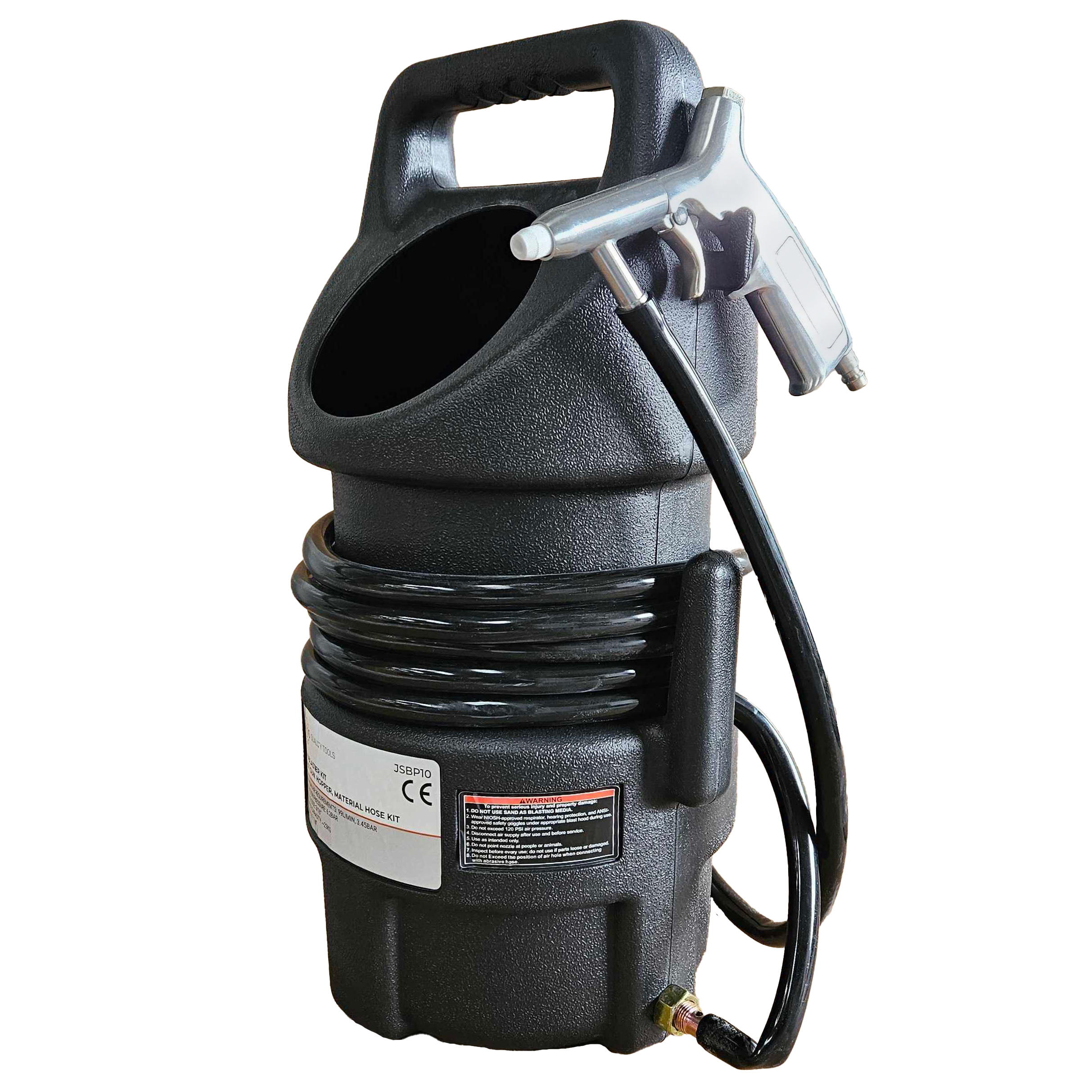 Prenosný pneumatický pieskovač 23 kg – 4,5 m hadica Prenosný pneumatický pieskovač 23 kg – 4,5 m hadica
