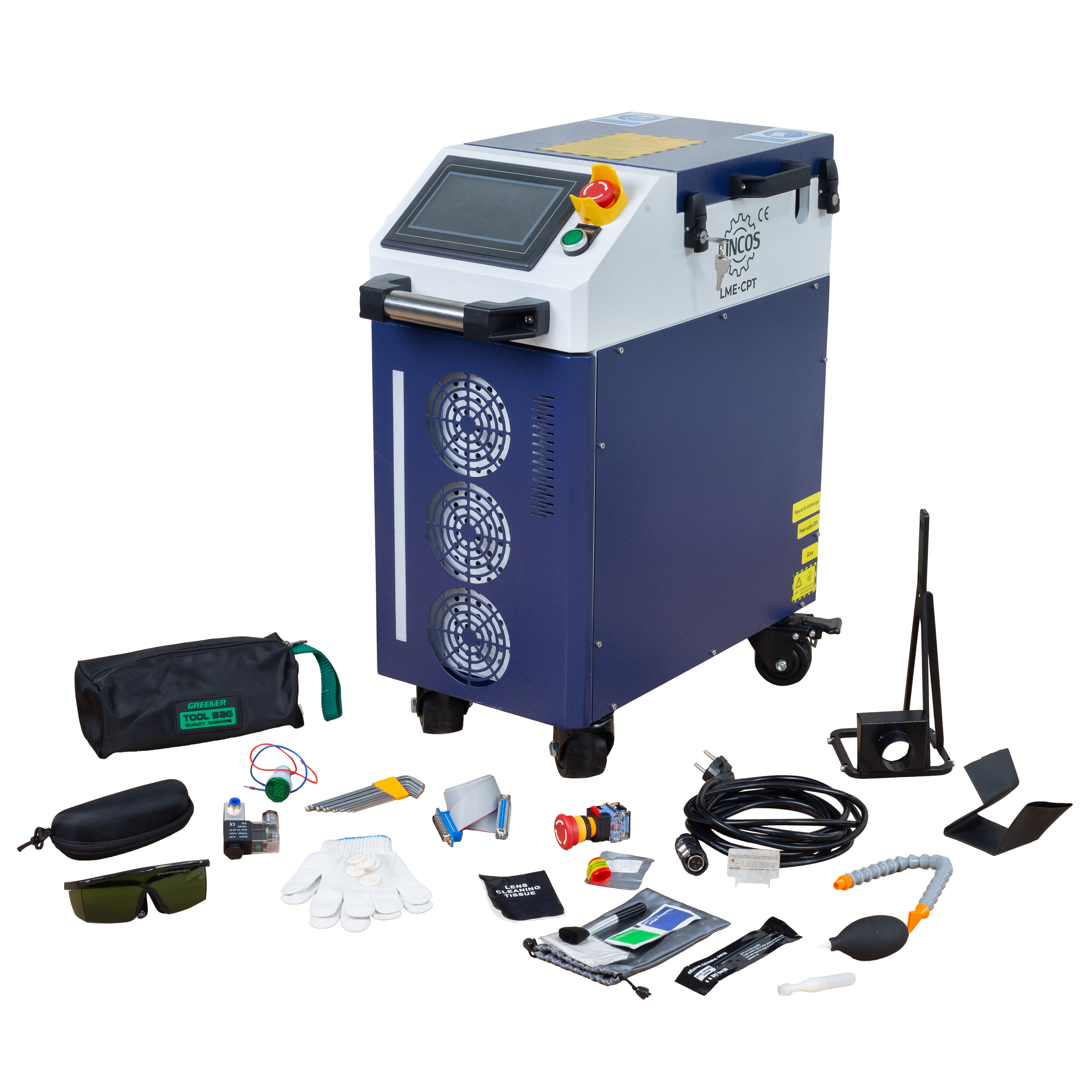 Pulzný prenosný laserový čistiaci stroj 300W ‒ skrinkové prevedenie Pulzný prenosný laserový čistiaci stroj 300W ‒ skrinkové prevedenie