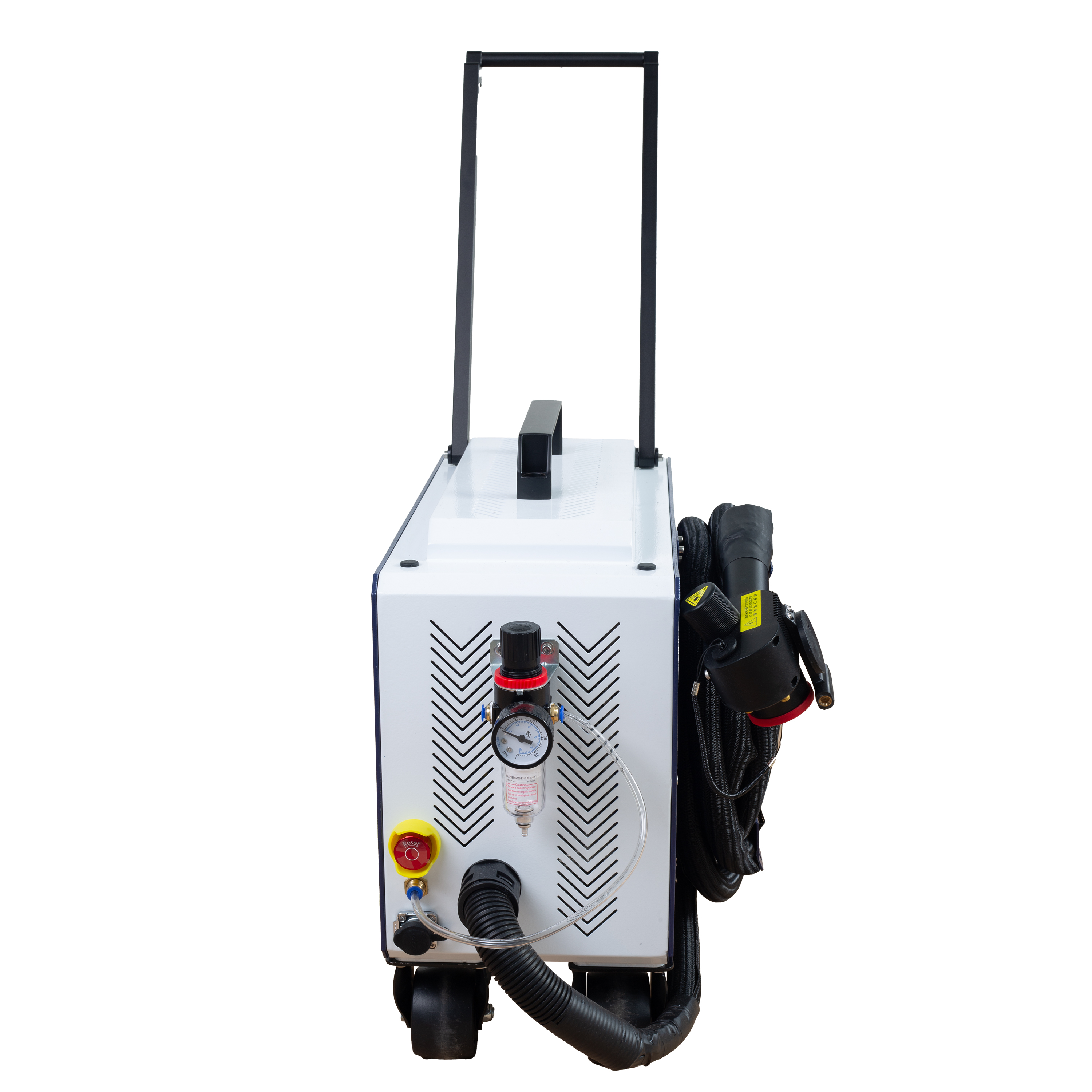 Pulzný prenosný laserový čistiaci stroj 300W ‒ mini dizajn Pulzný prenosný laserový čistiaci stroj 300W ‒ mini dizajn