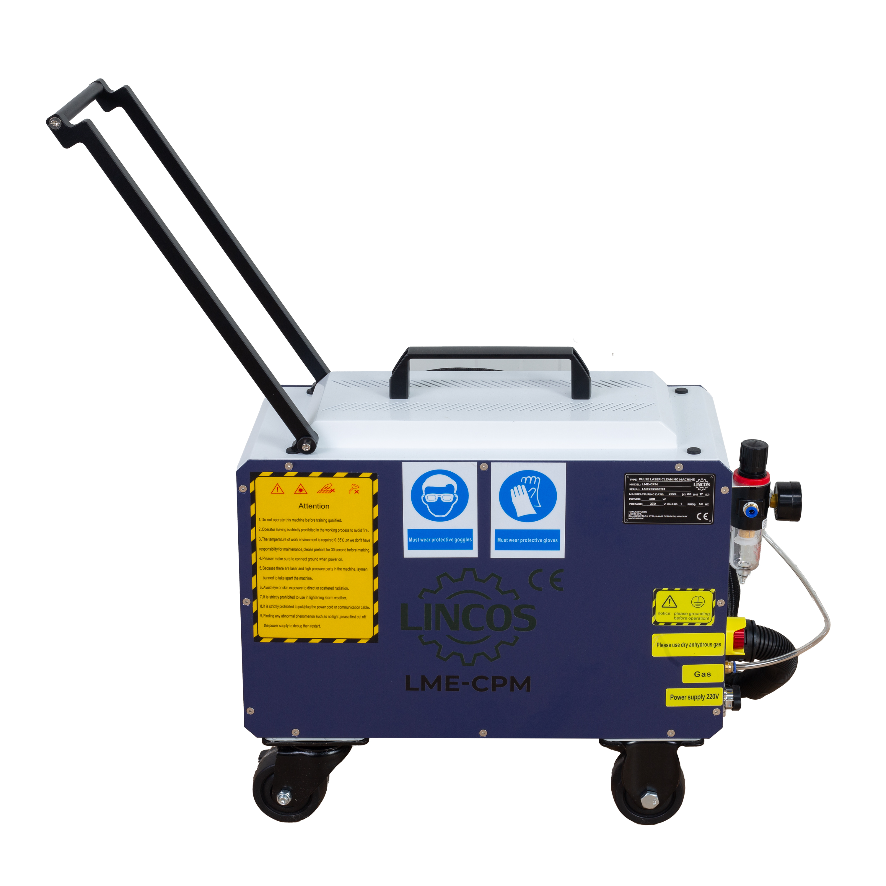 Pulzný prenosný laserový čistiaci stroj 300W ‒ mini dizajn Pulzný prenosný laserový čistiaci stroj 300W ‒ mini dizajn