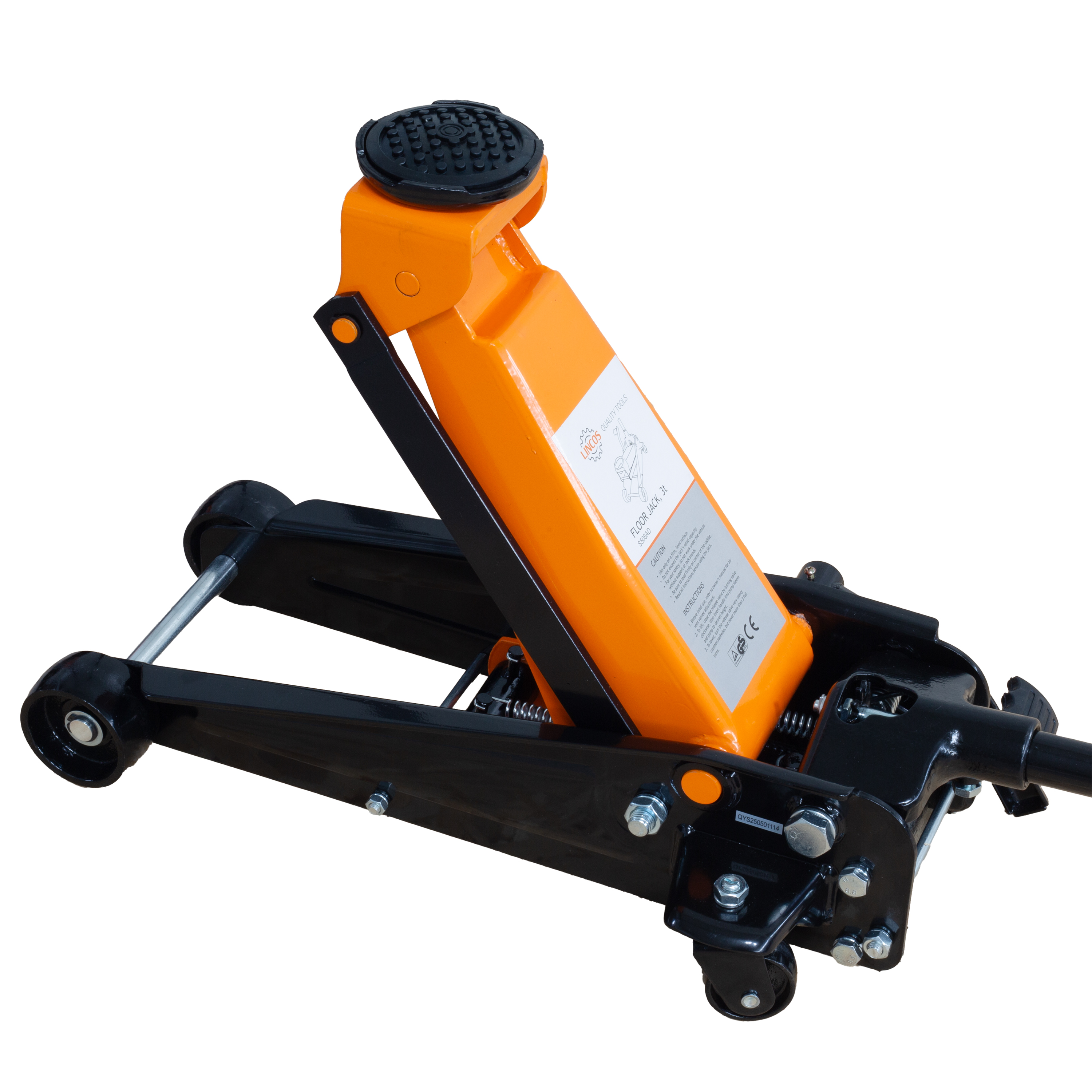 Hydraulický pojízdný zvedák 3 t – rychlý zdvih, D-rukojeť Hydraulický pojízdný zvedák 3 t – rychlý zdvih, D-rukojeť
