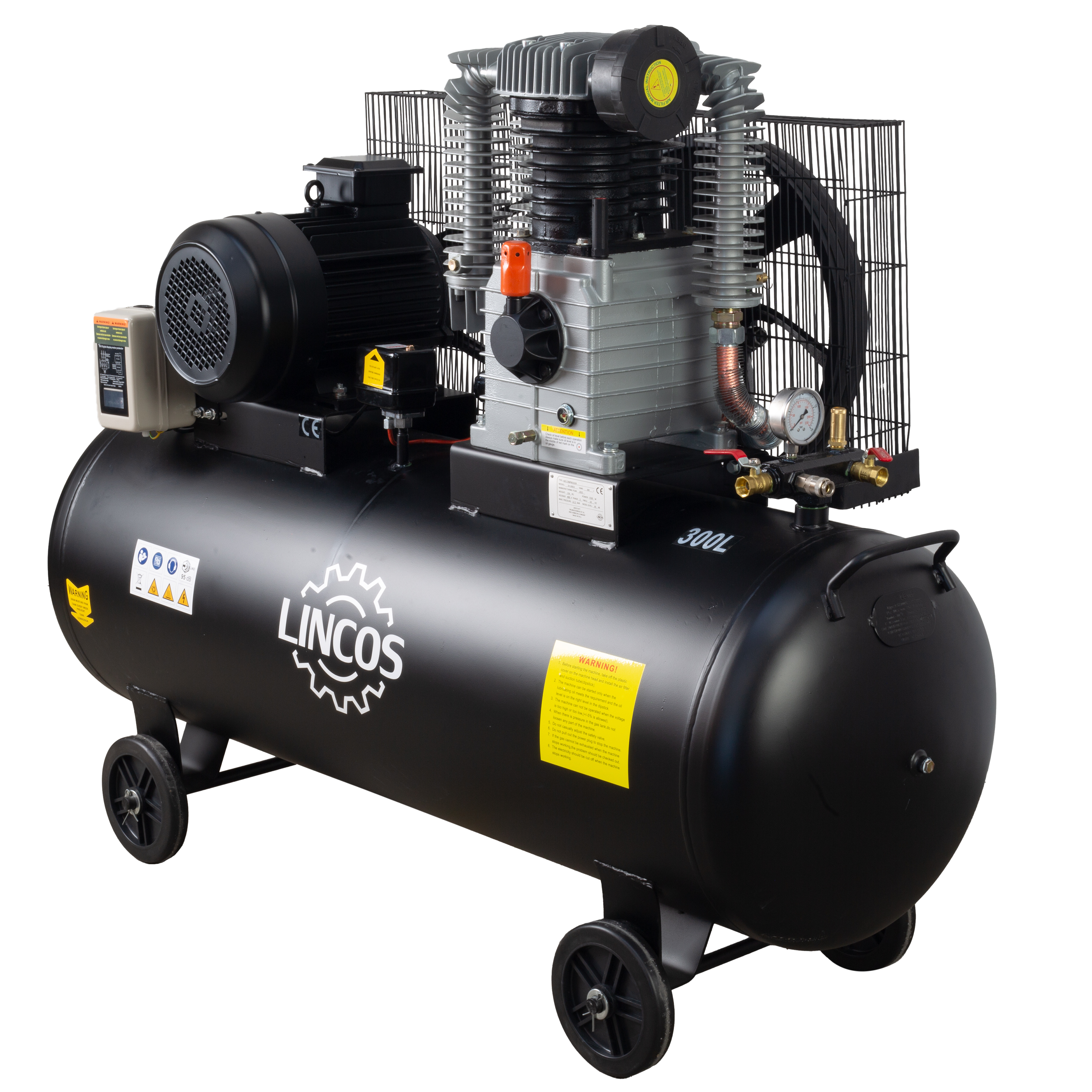 Vzduchový kompresor, 300L, 5,5KW, 12.5bar Vzduchový kompresor, 300L, 5,5KW, 12.5bar