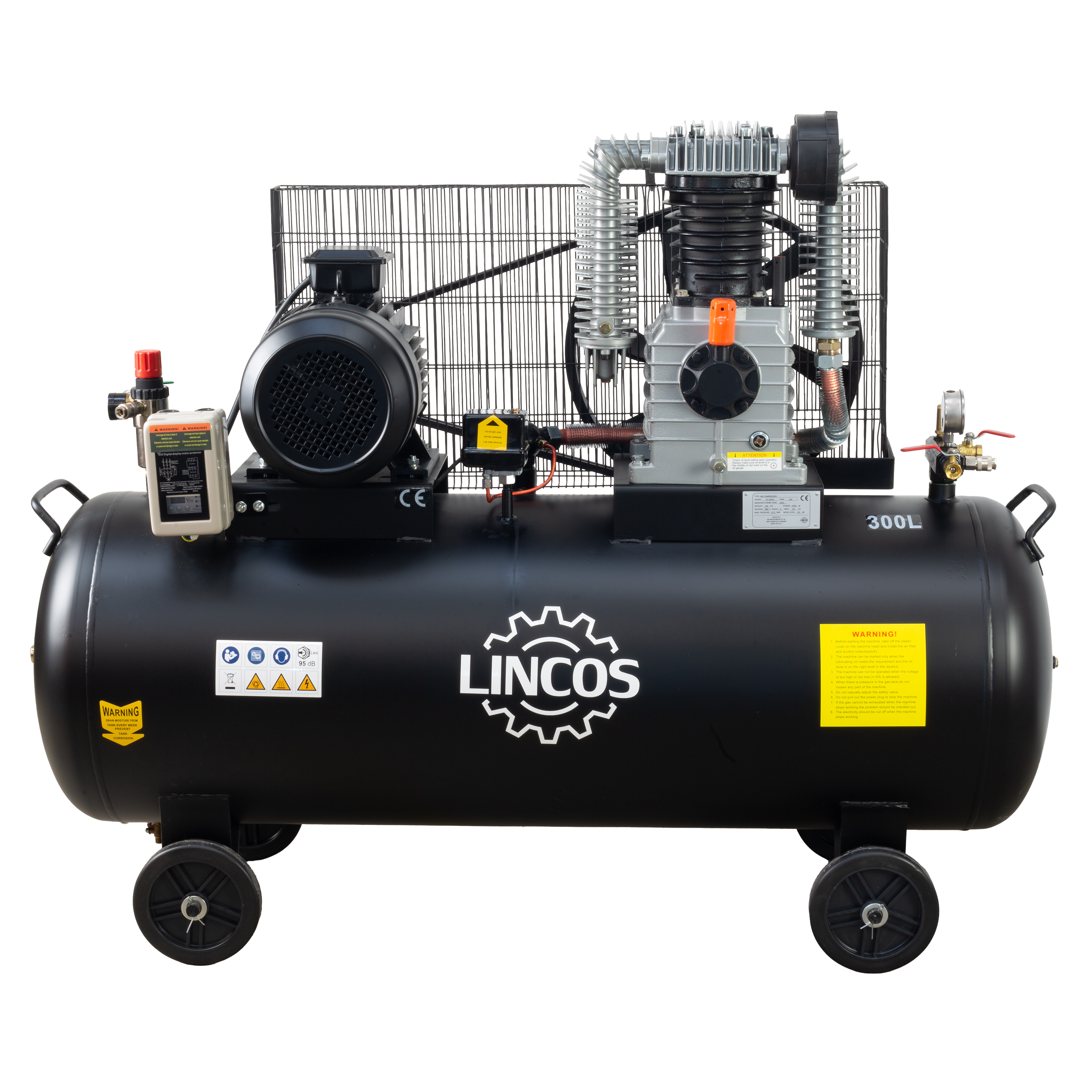 Vzduchový kompresor, 300L, 5,5KW, 12.5bar Vzduchový kompresor, 300L, 5,5KW, 12.5bar
