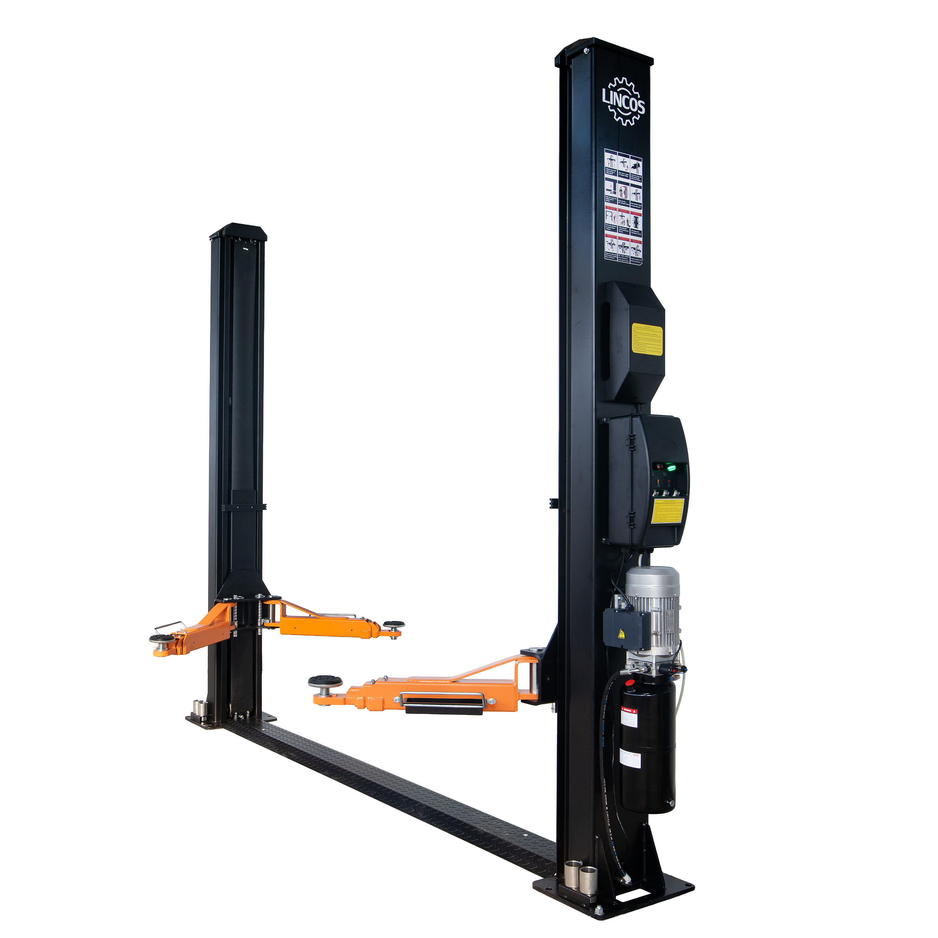 Two-post lift, 4.5t, electronic lock release Two-post lift, 4.5t, electronic lock release