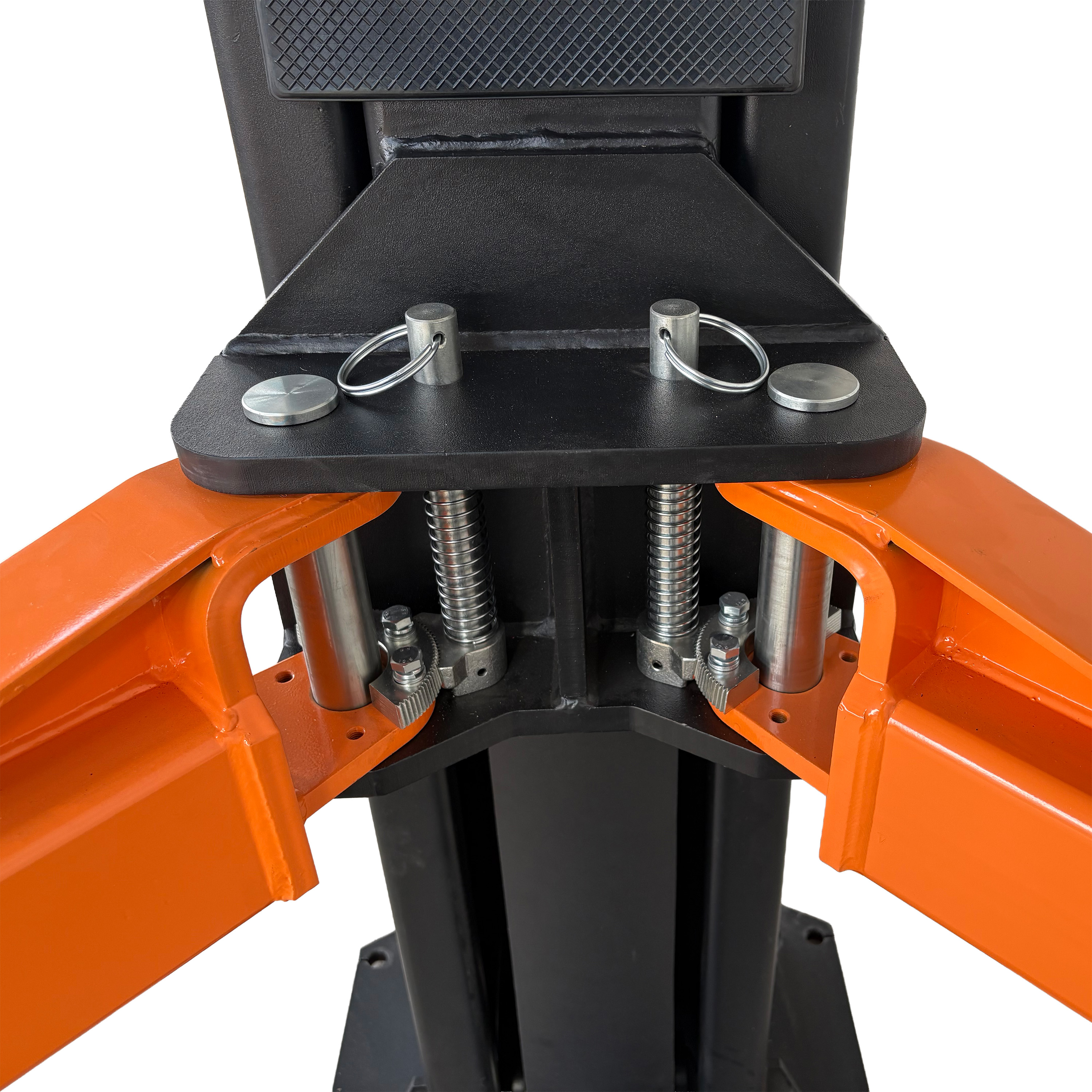 Two-post lift, 5.5t, single-side manual lock release Two-post lift, 5.5t, single-side manual lock release