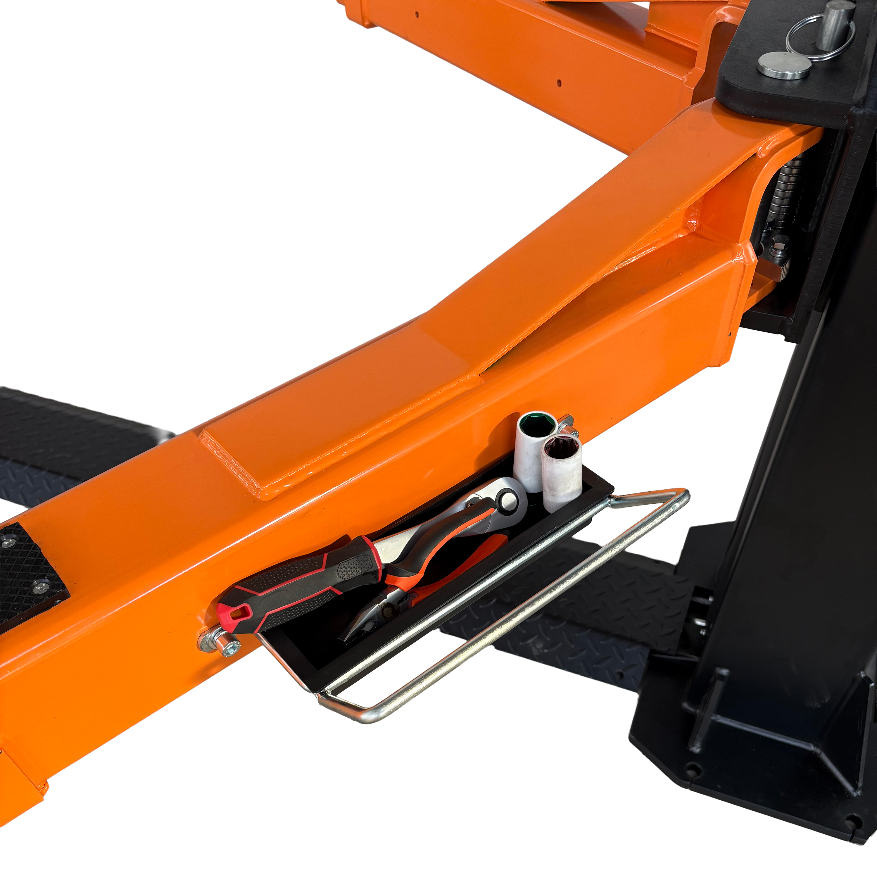 Two-post lift, 5.5t, single-side manual lock release Two-post lift, 5.5t, single-side manual lock release