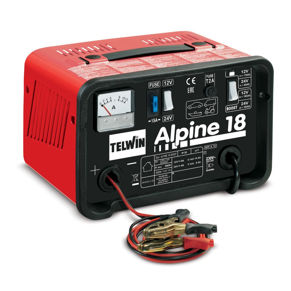 Battery charger Alpine 18 230V 12-24V Telwin Boost | 807545