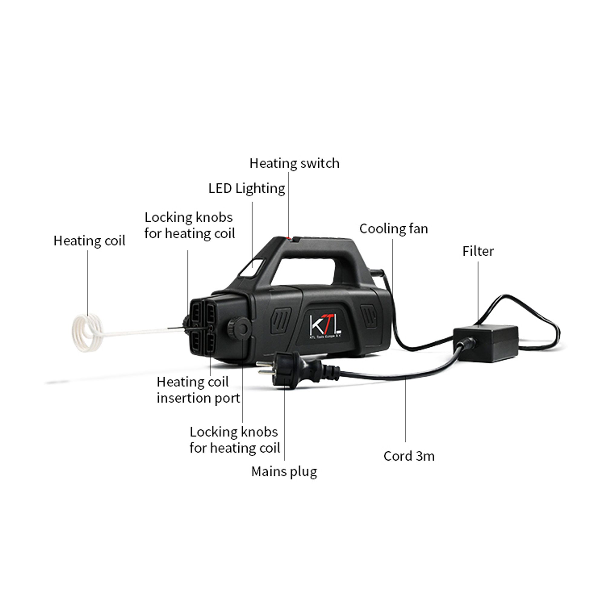 Portable induction heat tool, 1500W MH1500 KTL