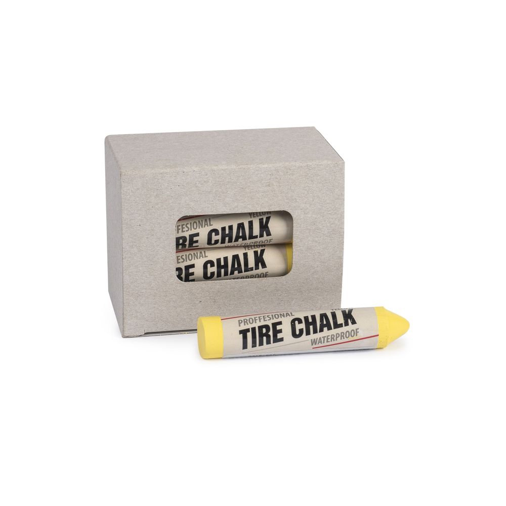 Tire marker chalk, yellow, thick, 17mm 595-8520