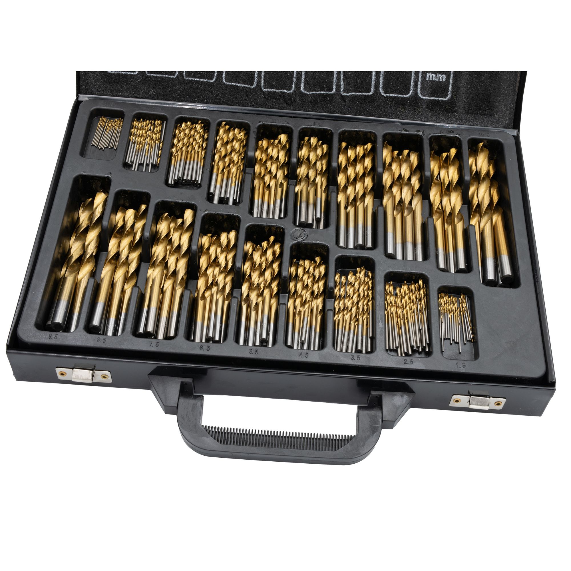 Drill bit set. 170pcs, metric type DK-20230A | Lincos