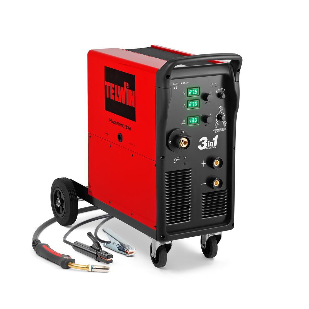 MIG-MAG/FLUX/BRAZING/MMA/TIG Mastermig 305i Welding Machine, 3Ph, 230 ...