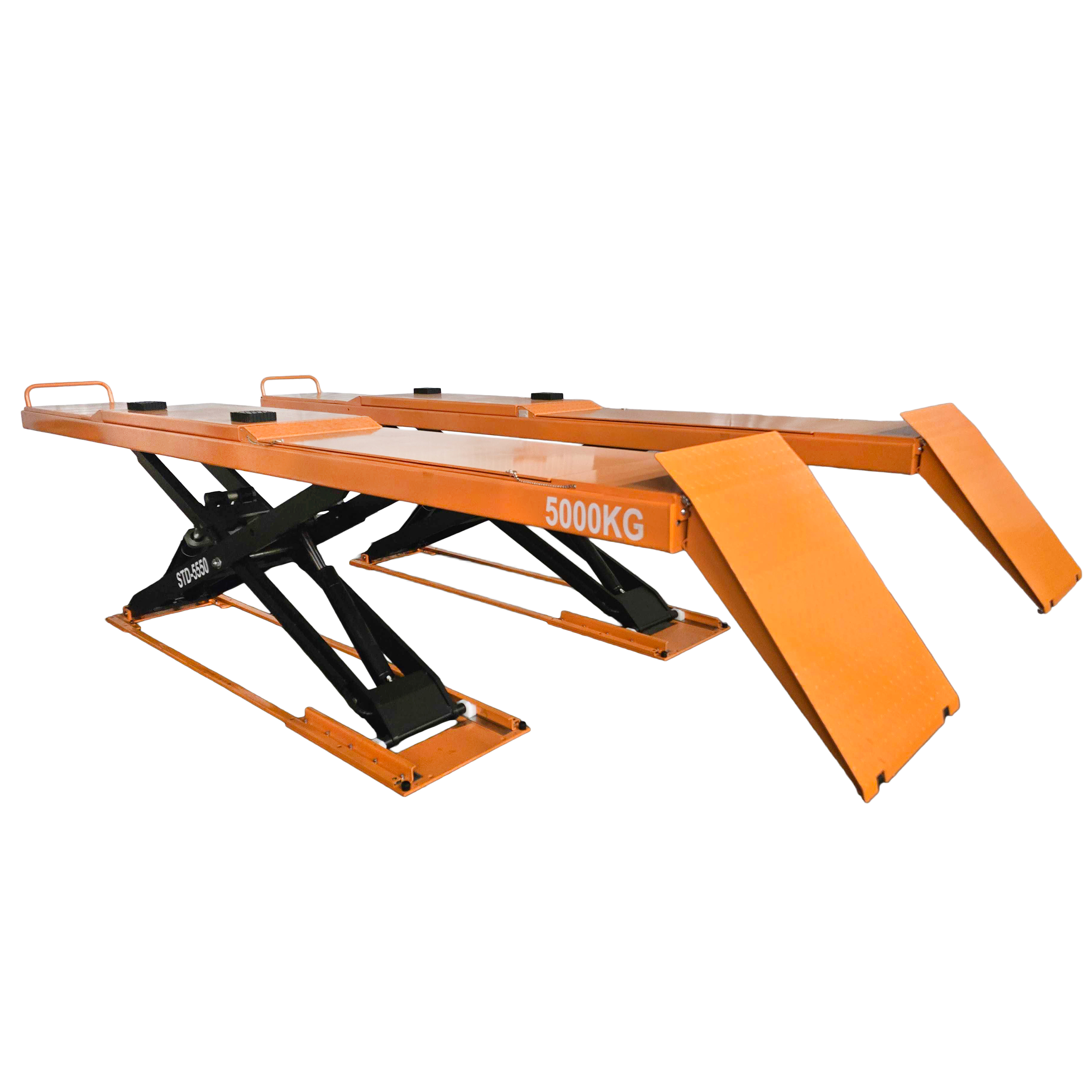 Scherenhebebühne mit integriertem zweiten Hubwagen, 5 Tonnen